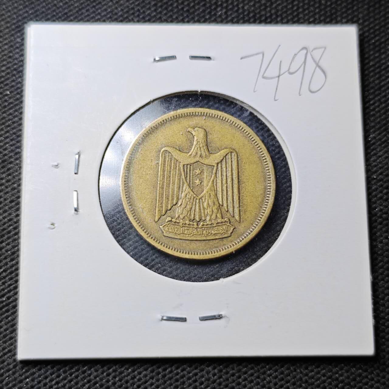 KK钱币收藏小铺  第374场  2月预留时间 周末发货  埃及10米利姆铜币