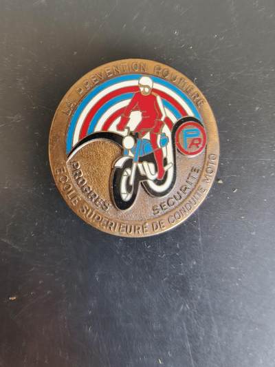 老王徽章第164期 -  法国高级安全摩托车驾驶学校证章