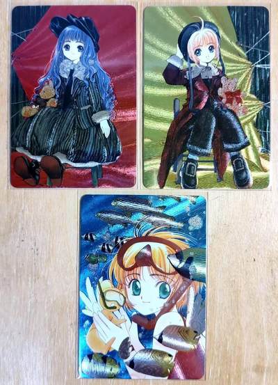 龙虎卡牌六四场 （无佣金，周六结拍，欢迎送拍） - 粗闪3张 百变小樱