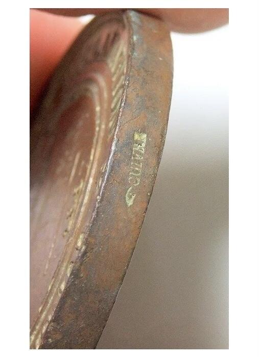 法国1857年 拿破仑三世高浮雕精制大铜章 50MM