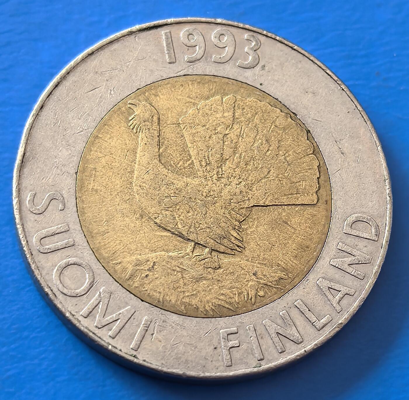 外国优质老铜币银币，周六九点倒数截拍，满百包邮，可寄存半年，喜欢朋友微信扫描二维码可直接参拍 芬兰走地鸡10马克双色币