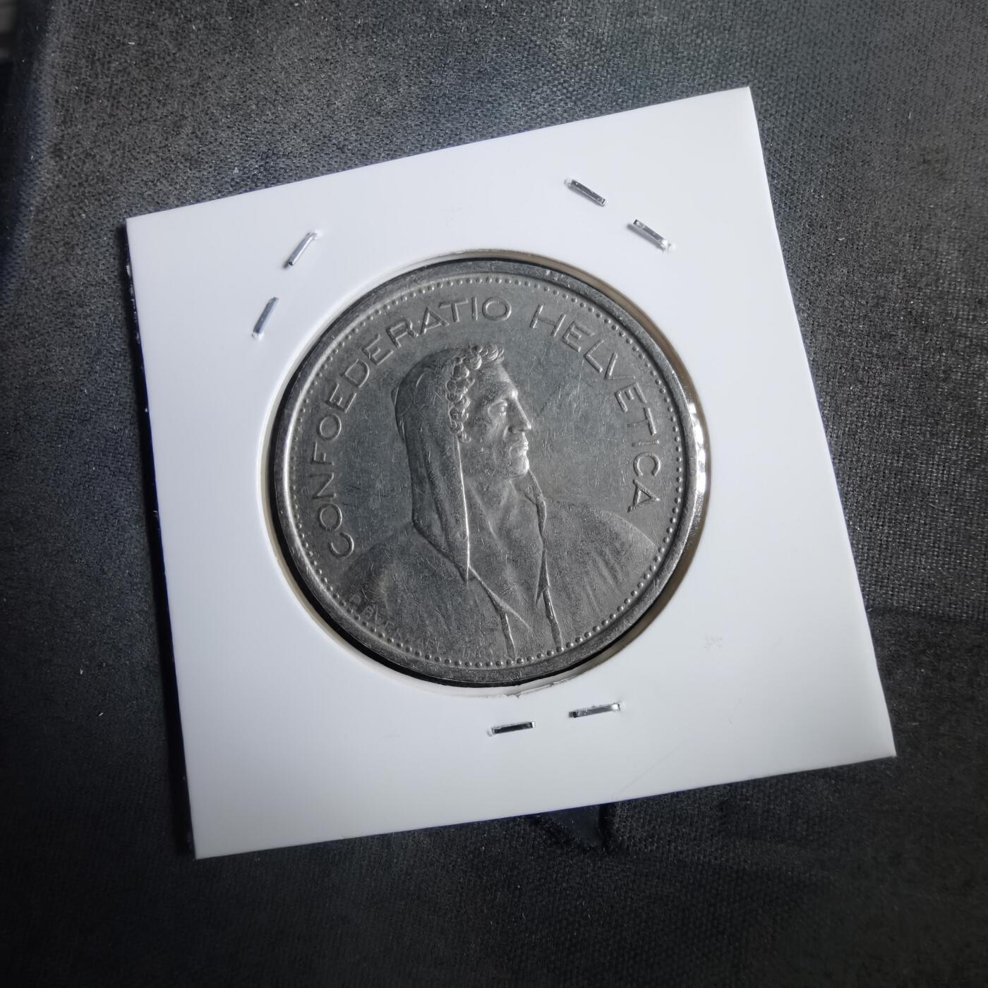 沼泽如烟--第908场 瑞士1968年5法郎