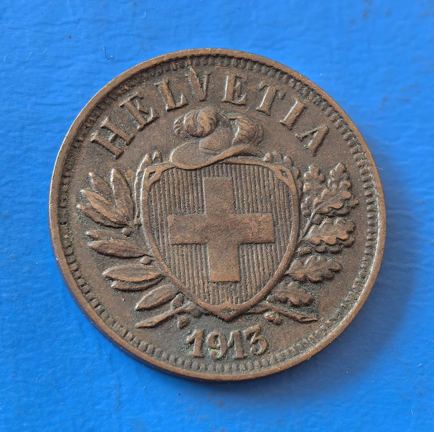 外国优质老铜币银币，周六九点倒数截拍，满百包邮，可寄存半年，喜欢朋友微信扫描二维码可直接参拍 特年瑞士1913年2分