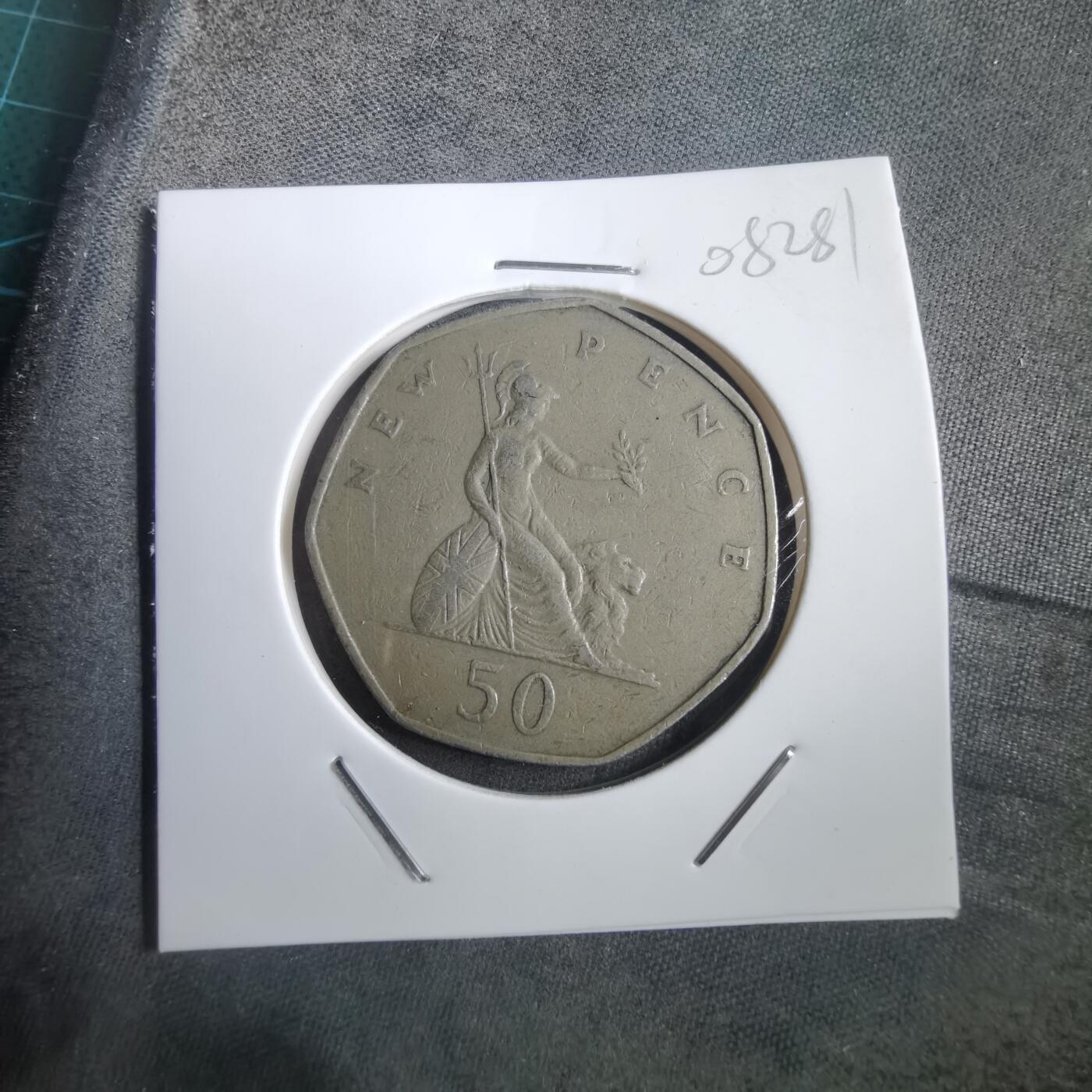 沼泽如烟--第908场 英国1969年50便士