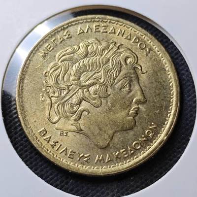 KK钱币收藏小铺  第374场  2月预留时间 周末发货 -  希腊100德拉克马 好品