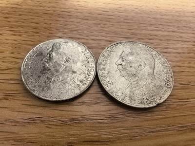 长老汇蛇年精选第七十五场拍卖 - 1949捷克斯洛伐克纪念斯大林诞辰70周年银币2枚套，50+100克朗