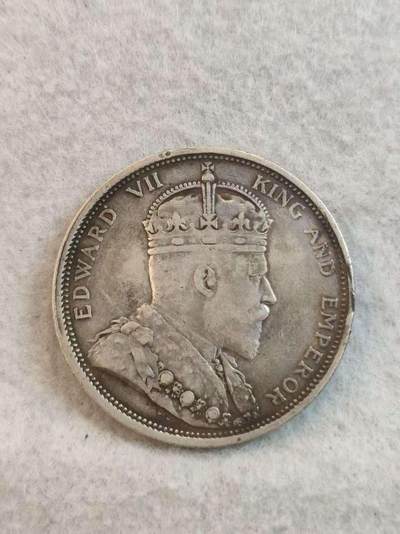 G&W世界散币，银币处理专场（第37场） - 海峡殖民地1903年1元  银币  大样