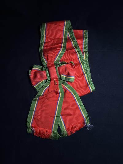 戎马世界章牌大赏第108期 - 泰国大十字级白象勋章绶带