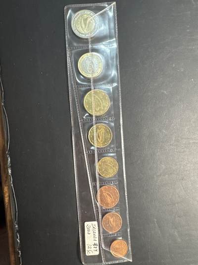 ❤️【币观天下】❤️ 第331期钱币拍卖- 2025.11.21周五晚上6点半场-长期征集拍品 - 爱尔兰2003年欧元一套含2欧元共8枚