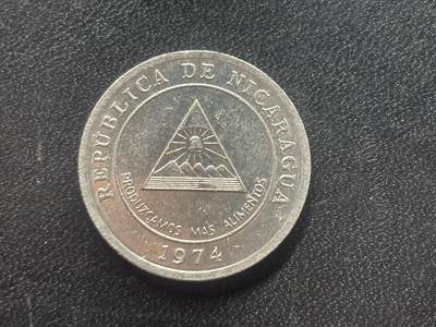 邮泉阁限时拍卖第三十六场 美洲硬币专场（硬币在国外。请付邮费6元。） - 尼加拉瓜1974年5分