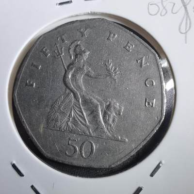 沼泽如烟--第908场 - 英国1982年50便士