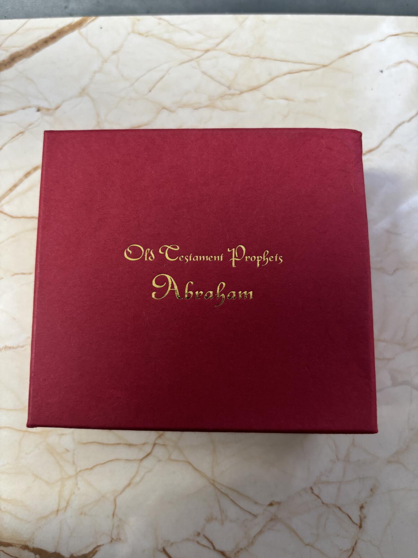 第182期拍卖 纽埃2015年遗产系列亚伯拉罕1盎司彩色异形银币，999银，发行999枚