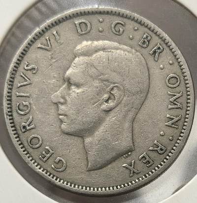 外国优质老铜币银币，周六九点倒数截拍，满百包邮，可寄存半年，喜欢朋友微信扫描二维码可直接参拍 - 英国1948年2先令