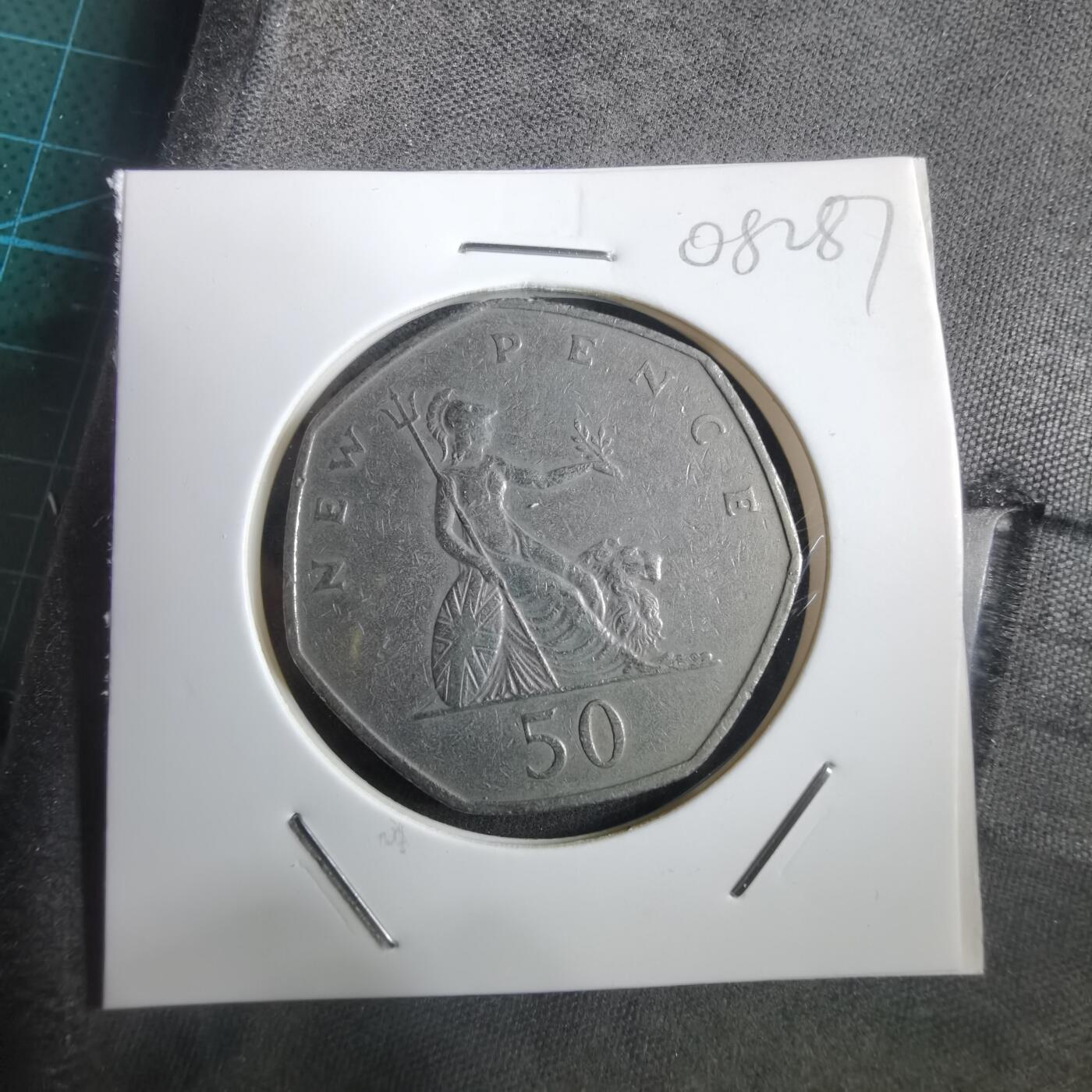 沼泽如烟--第908场 英国1969年50便士