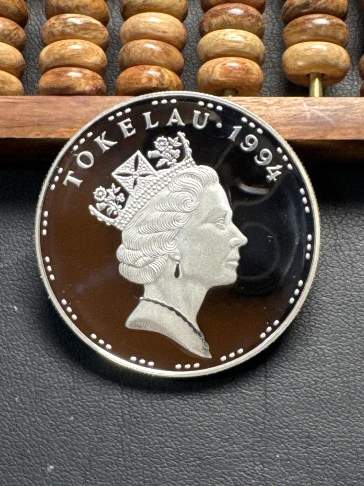 ❤️【币观天下】❤️ 第331期钱币拍卖- 2025.11.21周五晚上6点半场-长期征集拍品 托克劳1994年96奥运会纪念银币