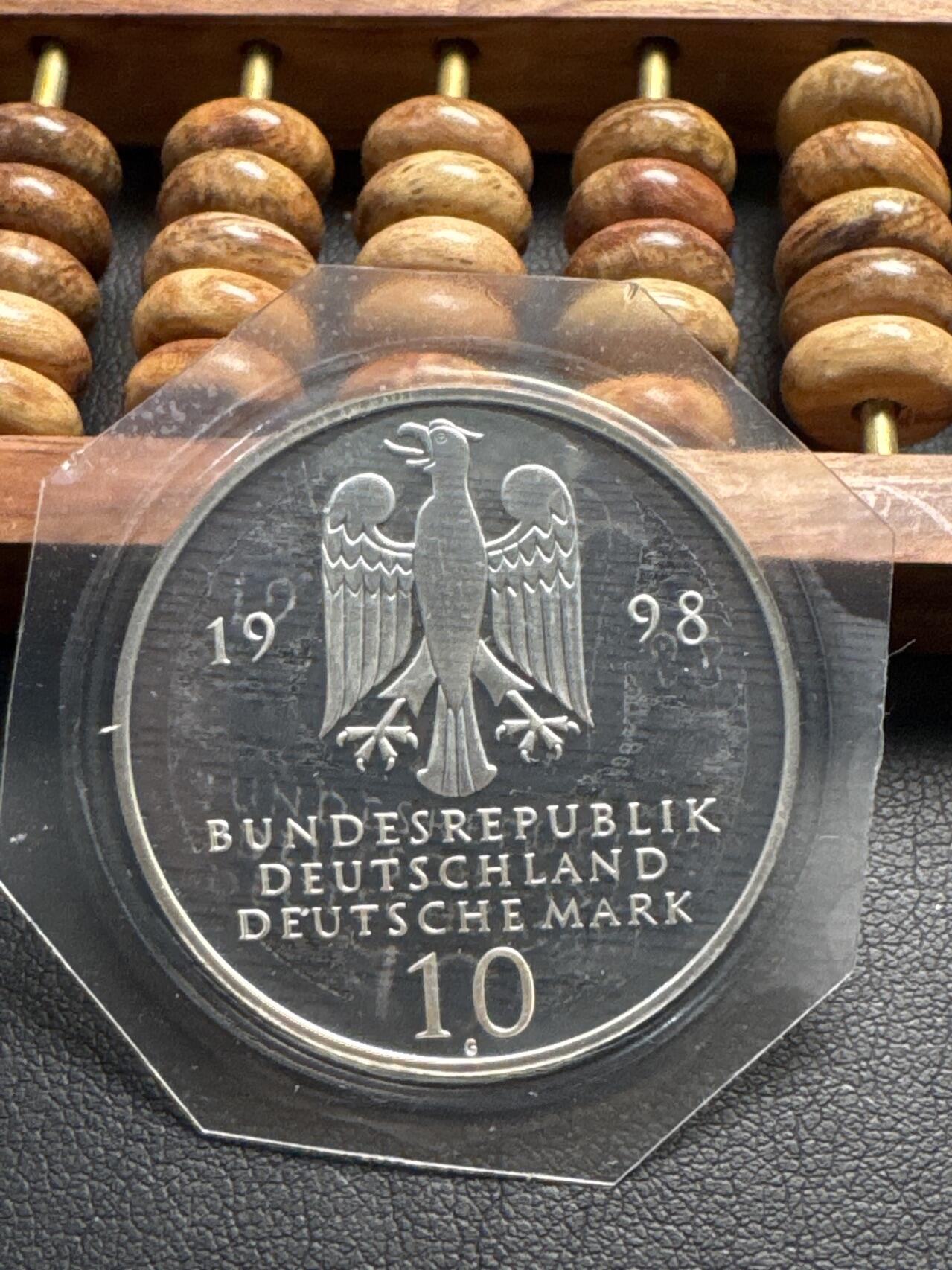 ❤️【币观天下】❤️ 第331期钱币拍卖- 2025.11.21周五晚上6点半场-长期征集拍品 德国10马克原封精制币6