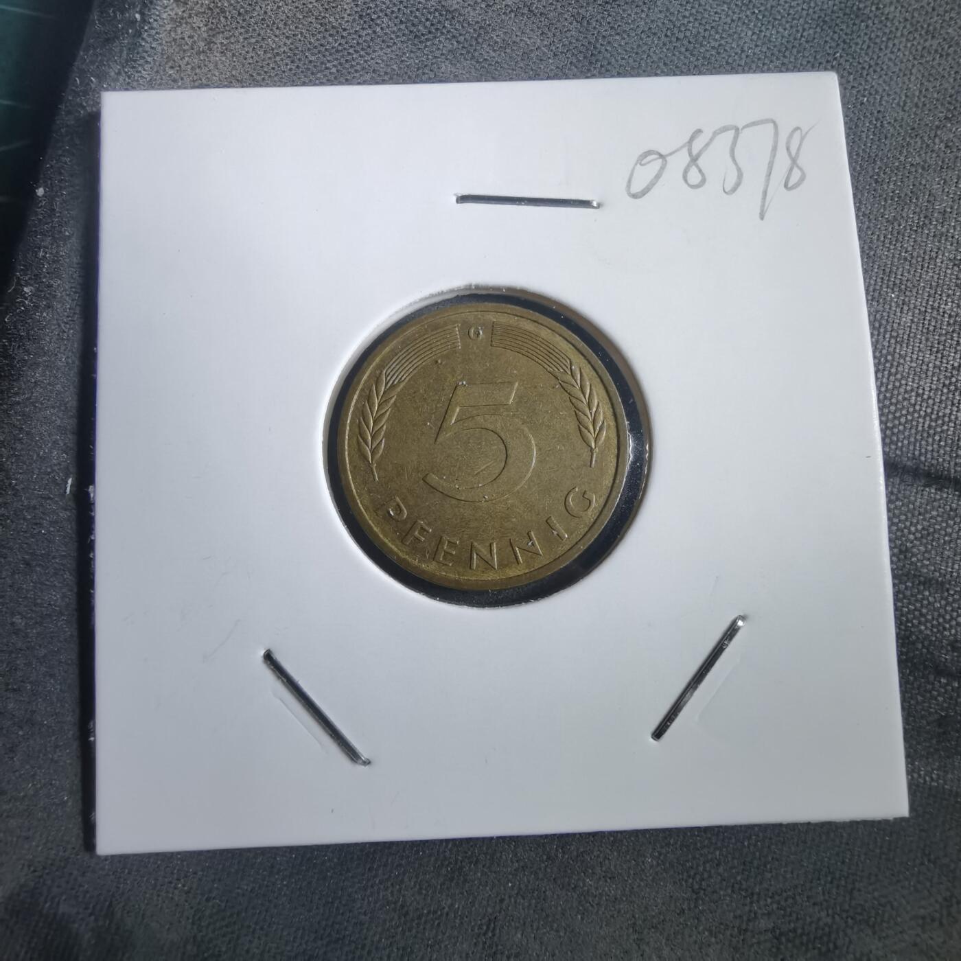 沼泽如烟--第908场 德国1977年5芬尼