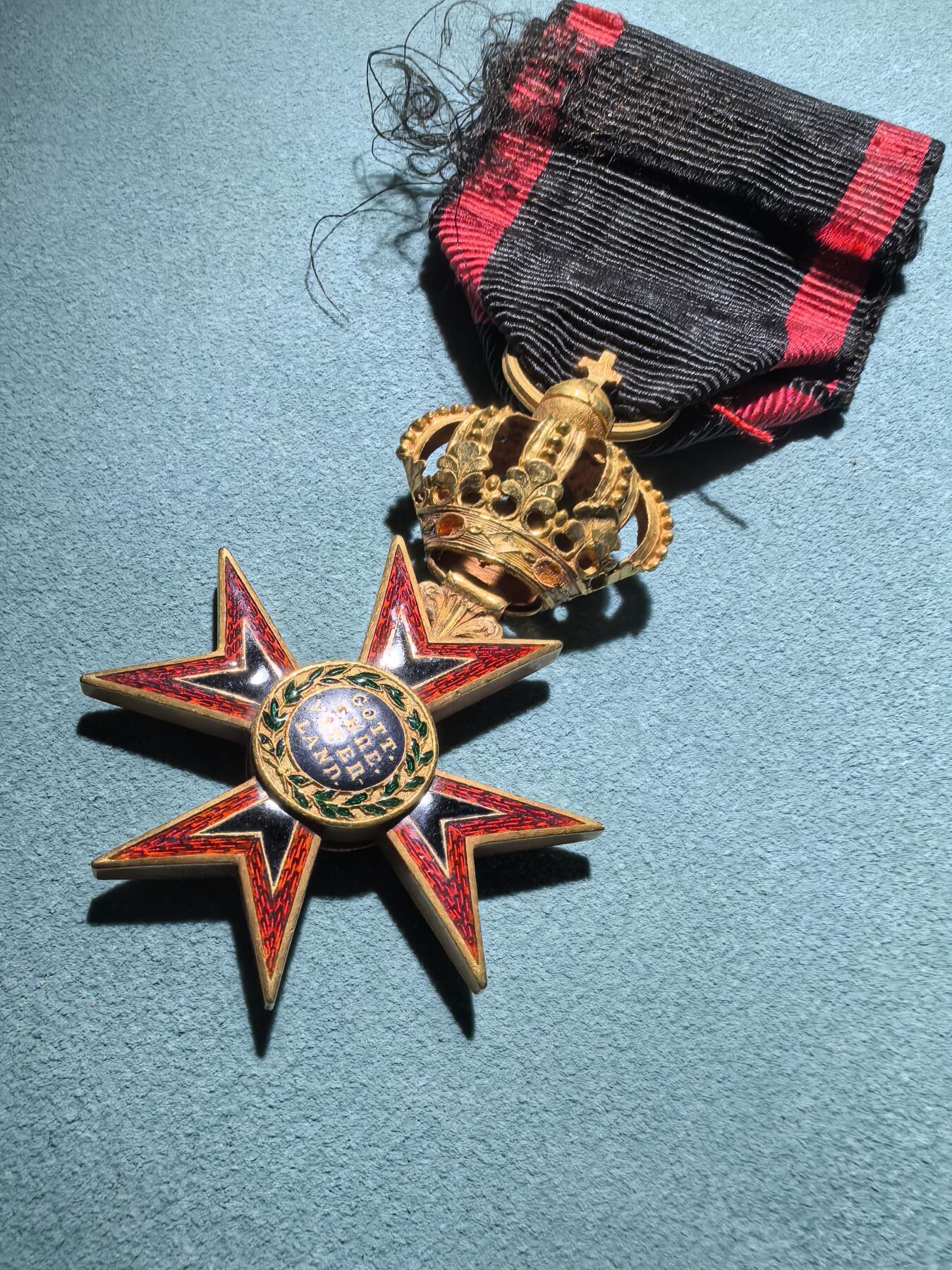 盛世勋华——号角文化勋章邮票专场拍卖第288期 德国（邦国）黑森大公国骑士级路德维希勋章 金质珐琅 极为少见