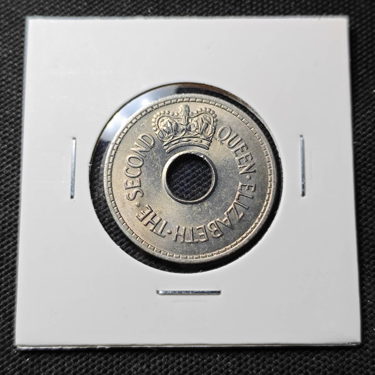 KK钱币收藏小铺  第374场  2月预留时间 周末发货  1967斐济1便士 好品