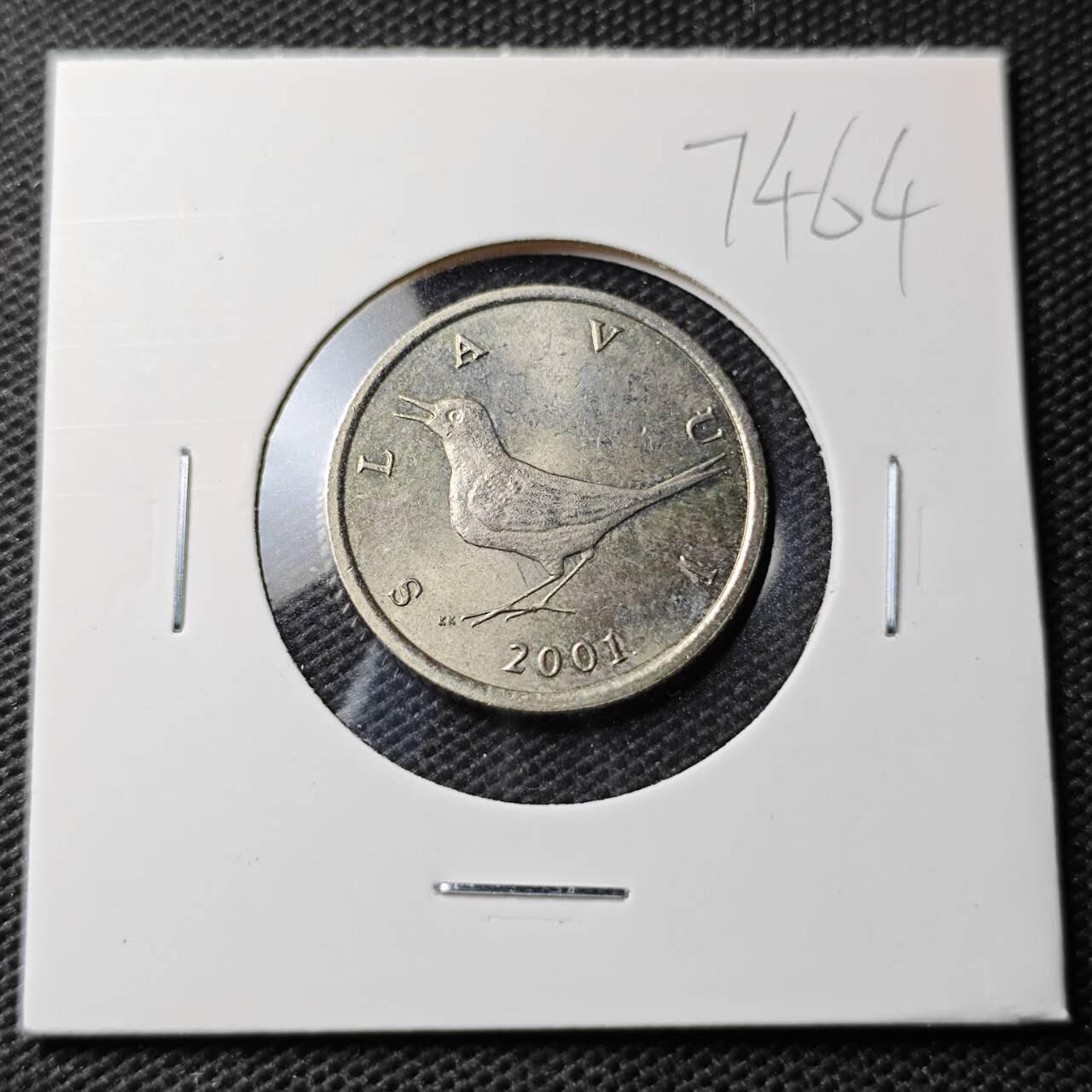 KK钱币收藏小铺  第374场  2月预留时间 周末发货  克罗地亚1库纳