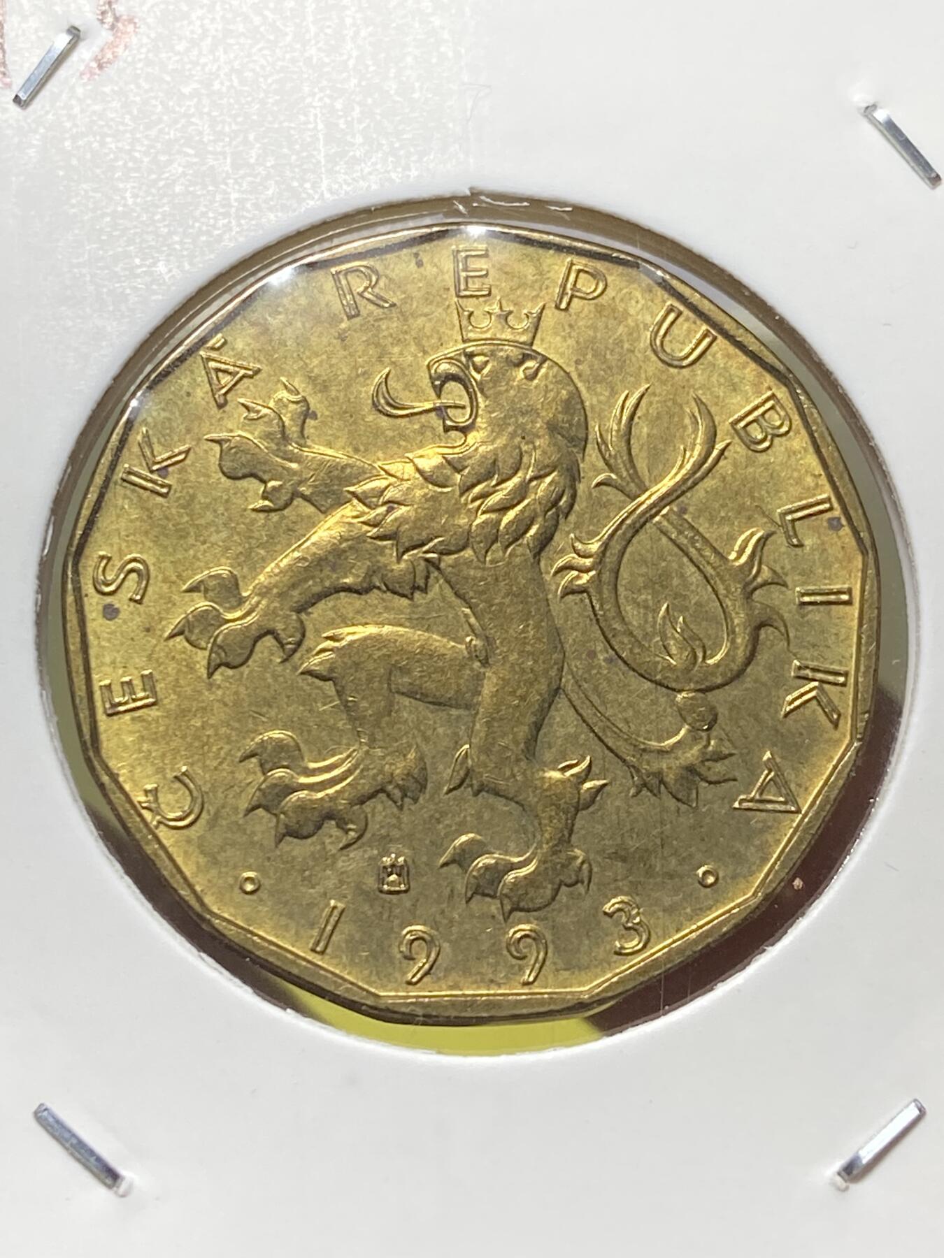 2025年第一百三十一场(总第一百五十七场）外国好品纸夹散币场(免佣金) 好品–捷克共和国🇨🇿1993年20克朗