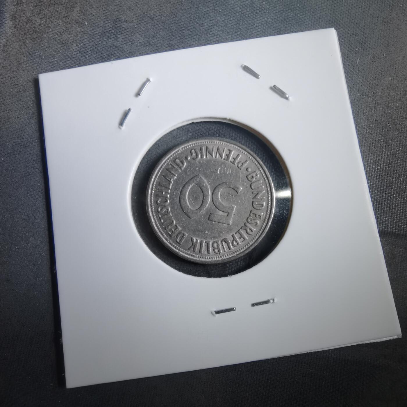 沼泽如烟--第908场 德国1971年50芬尼