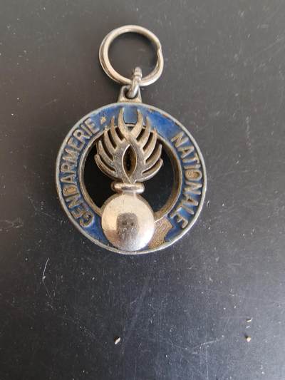 老王徽章第164期 - 法国国家宪兵钥匙扣 