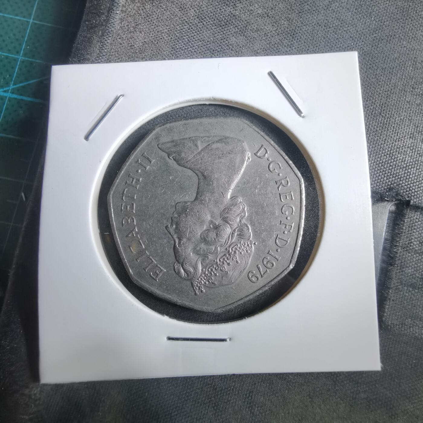 沼泽如烟--第908场 英国1979年50便士