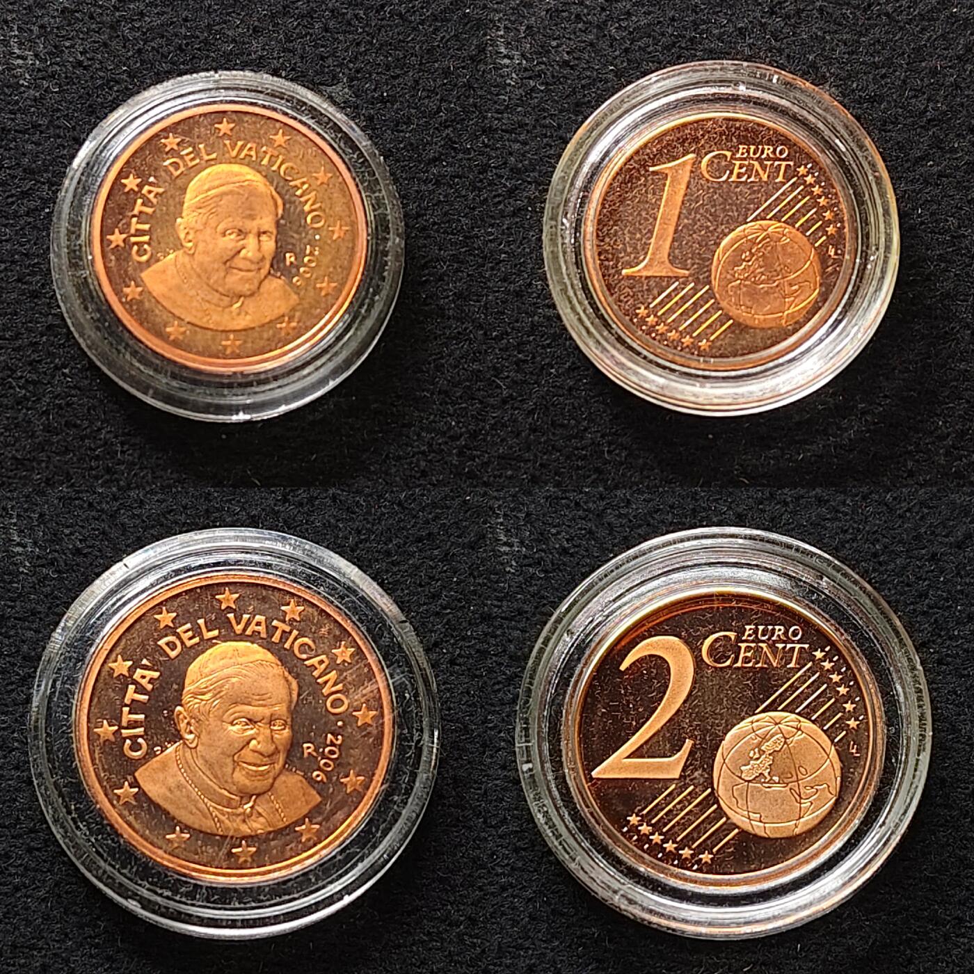 【全场包邮】纯粹捡漏拍479场（免费代拍第16场） 梵蒂冈2006年欧元官方精制套币-盒证全-含45克圣马太磨砂仿古超大纪念银章