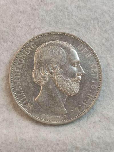 G&W世界散币，银币处理专场（第37场） - 荷兰1871年2.5盾  银币 