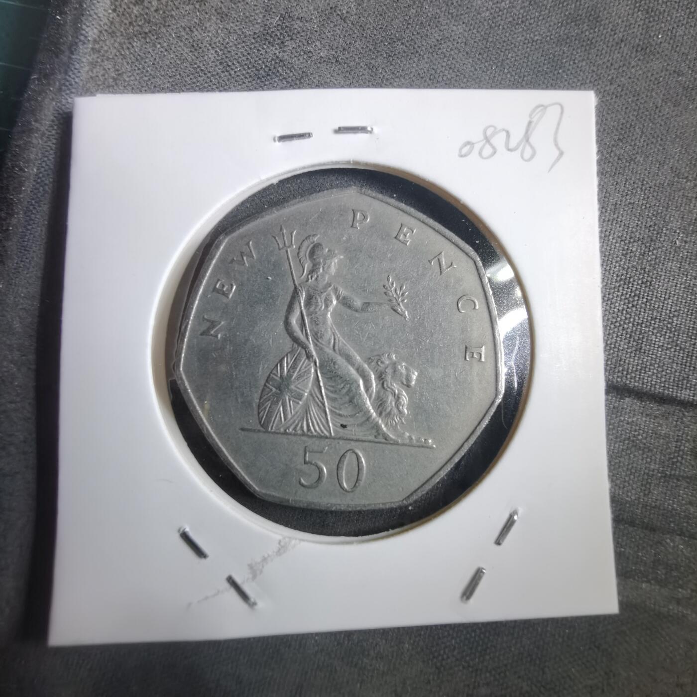 沼泽如烟--第908场 英国1969年50便士