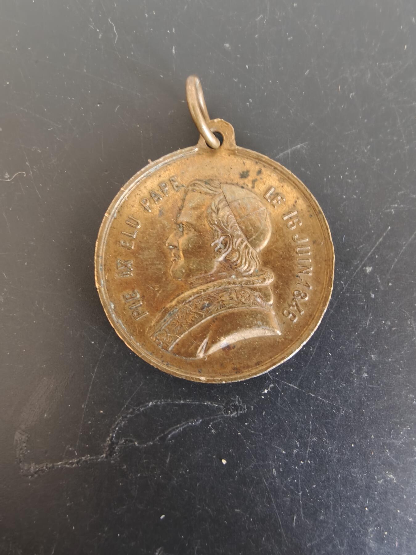 老王徽章第164期 教宗庇护九世纪念章