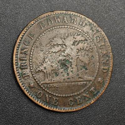 【淘币小摊】实时拍第八百零一拍   散币场   满百包邮可预留二周 每周一统一发货   - 爱德华王子岛1871年维多利亚一分铜币