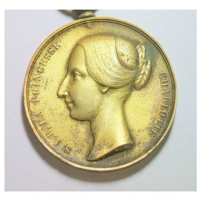 【光边】法国夏洛特公主 高浮雕精制镀金章 48MM 鎏金工艺（蘸金粉）金层要厚 - 【光边】法国夏洛特公主 高浮雕精制镀金章 48MM 鎏金工艺（蘸金粉）金层要厚