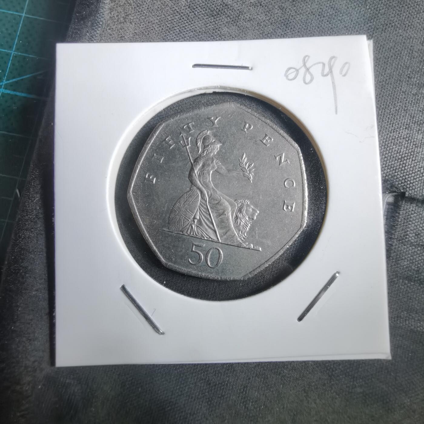 沼泽如烟--第908场 英国1997年50便士