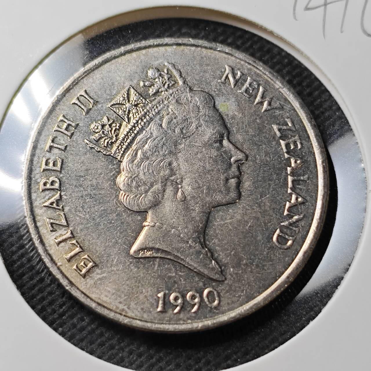 KK钱币收藏小铺  第374场  2月预留时间 周末发货 1990 澳大利亚20分 大版