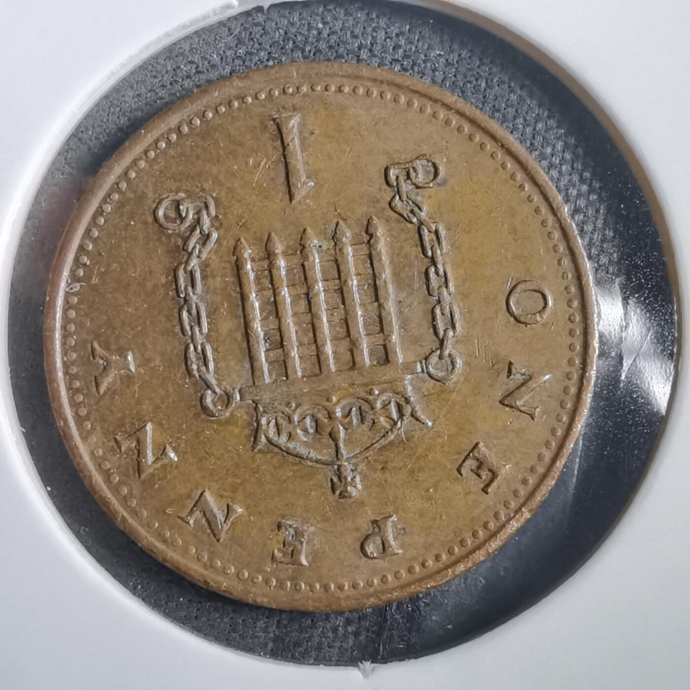 沼泽如烟--第908场 英国1986年1便士