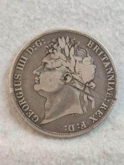 G&W世界散币，银币处理专场（第37场） - 英国1821年1克朗  银币