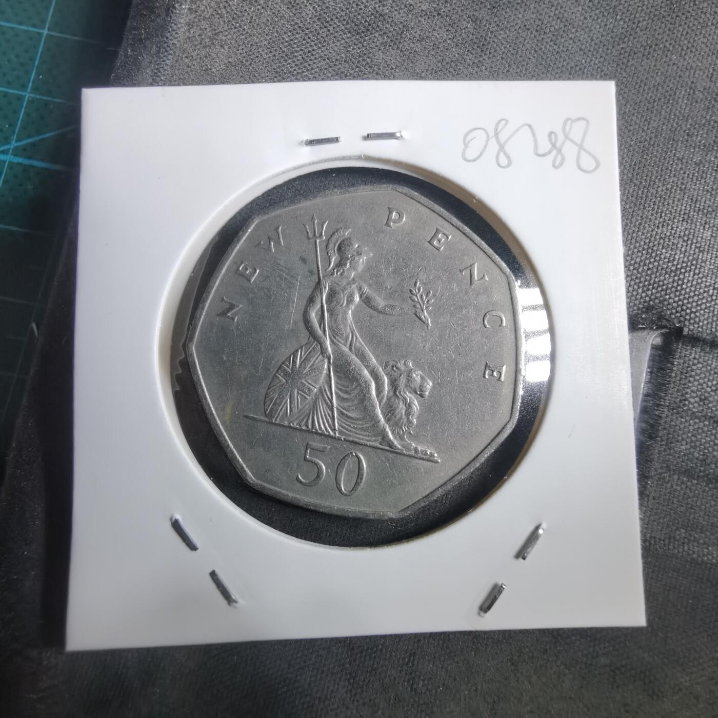 沼泽如烟--第908场 英国1969年50便士