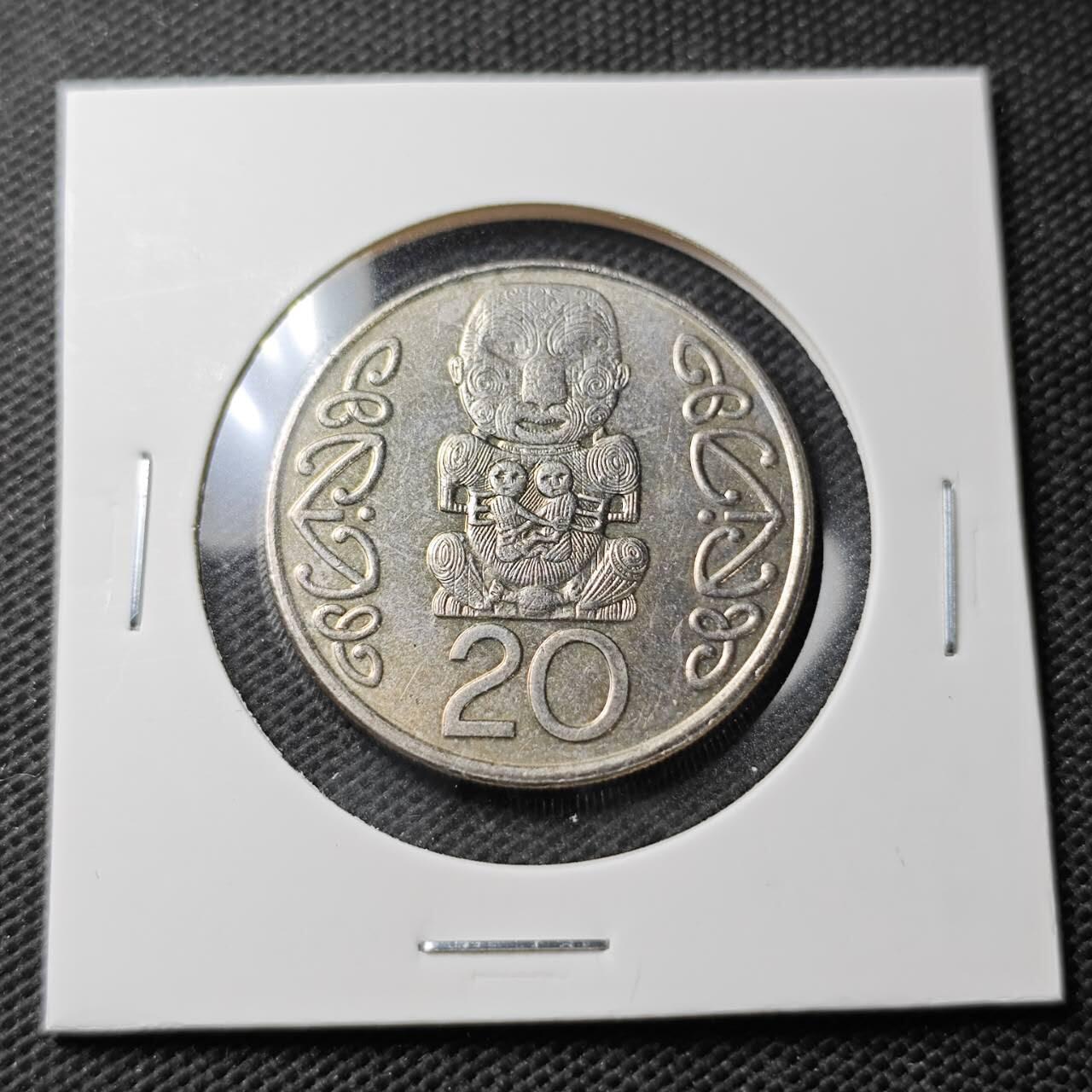 KK钱币收藏小铺  第374场  2月预留时间 周末发货 1990 澳大利亚20分 大版