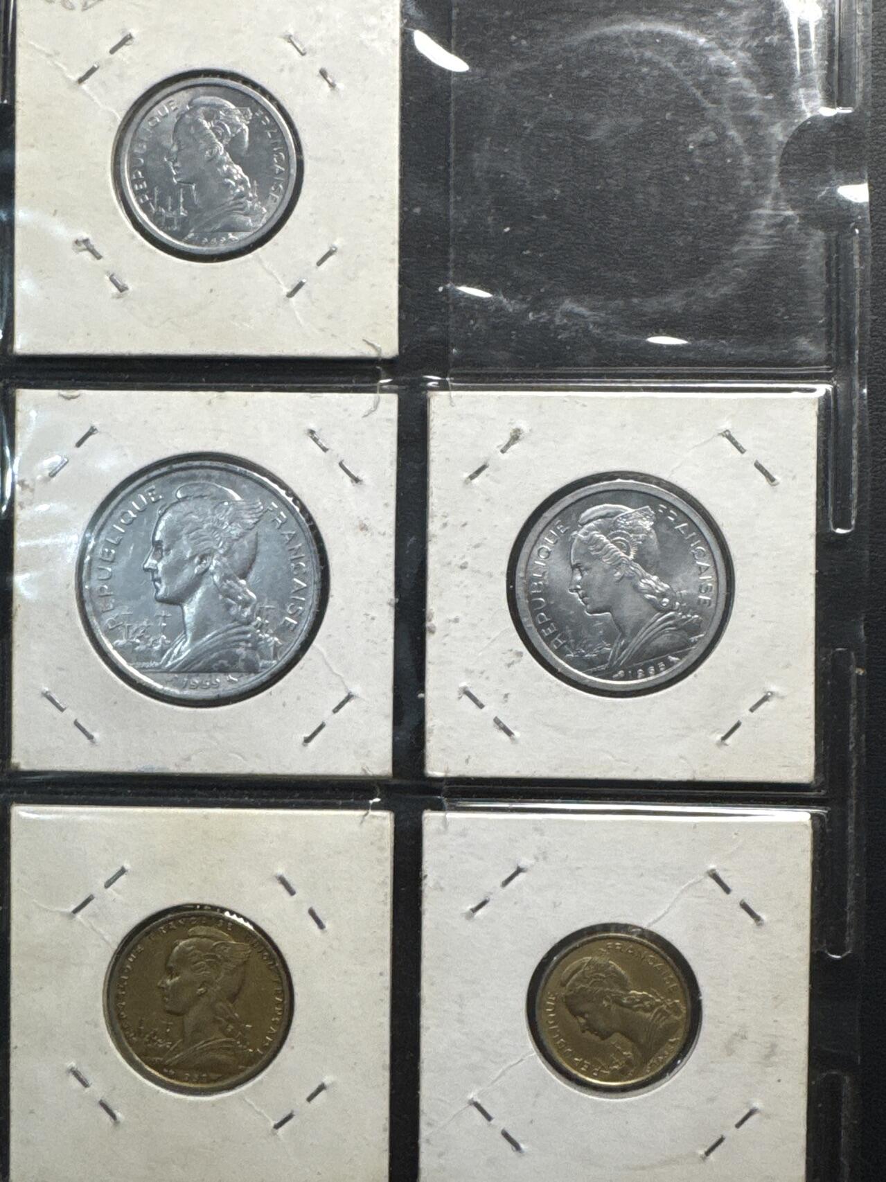 ❤️【币观天下】❤️ 第331期钱币拍卖- 2025.11.21周五晚上6点半场-长期征集拍品 法属索马里5枚套