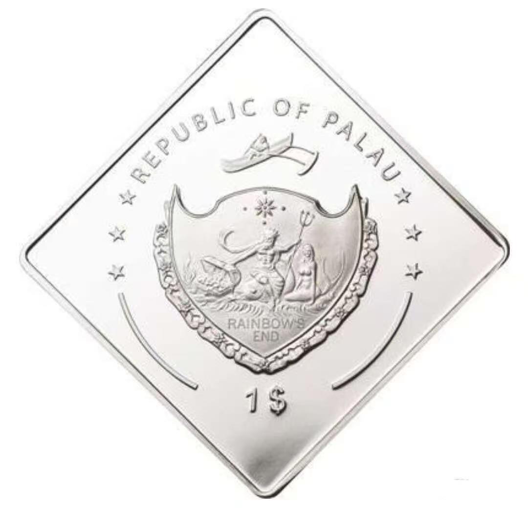 ❤️【币观天下】❤️ 第331期钱币拍卖- 2025.11.21周五晚上6点半场-长期征集拍品 帕劳“法拉利伟大的胜利”组合套币 全套10枚，每枚1元，方型铜镍镀银精制，35X35毫米，钱币主图为历史上法拉利车队在世界大赛中取得的胜利，最新的为2010年阿隆索在巴林站的夺冠，发行5000套，法拉利公司原装证书，大型亚克力展示盒。