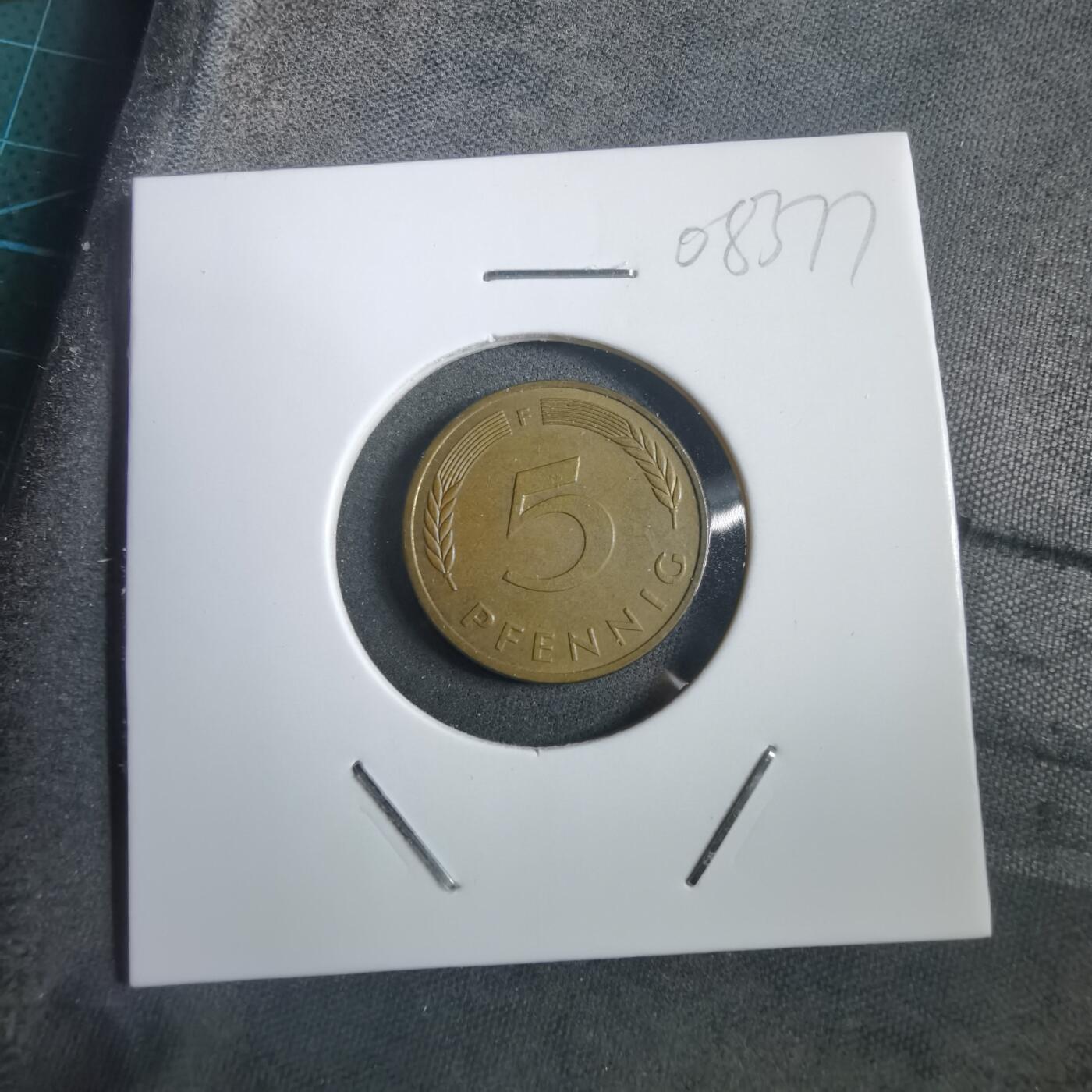 沼泽如烟--第908场 德国1981年5芬尼