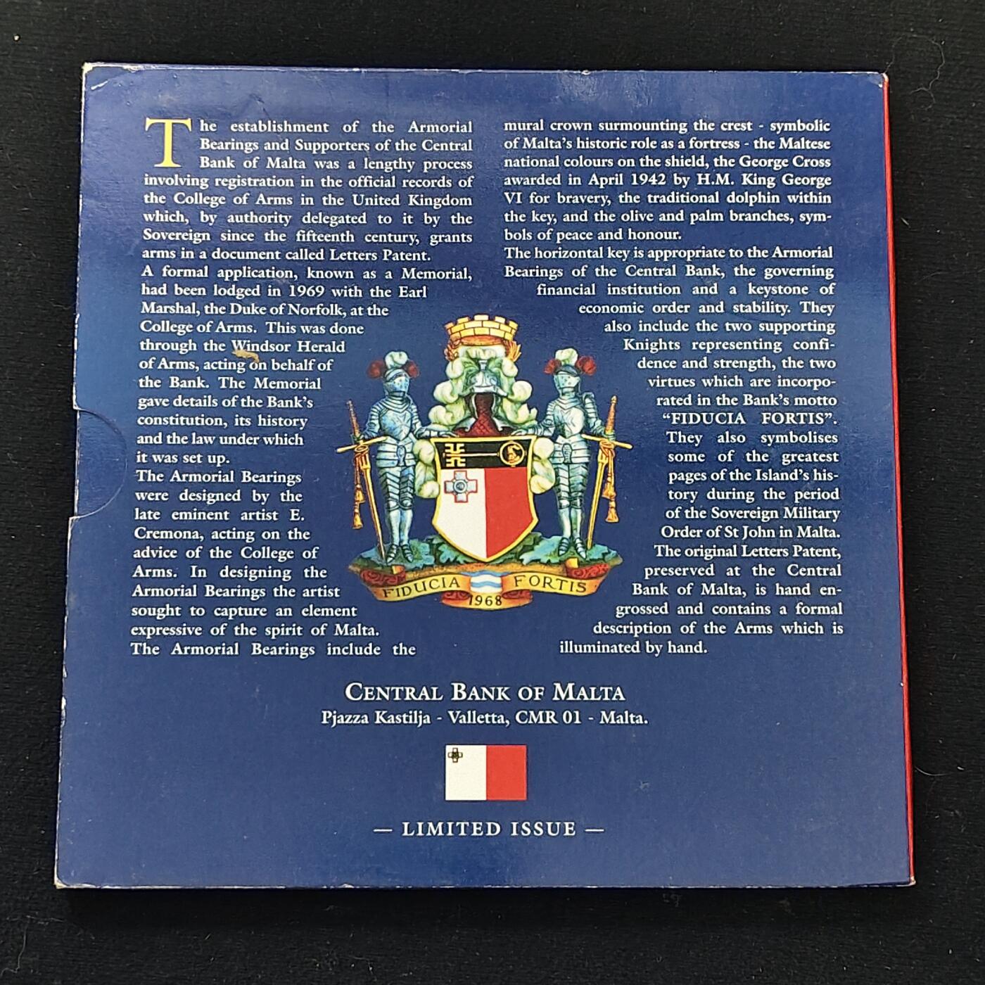 【全场包邮】纯粹捡漏拍479场（免费代拍第16场） 马耳他2006年官方套币-含仅封装发行3米尔