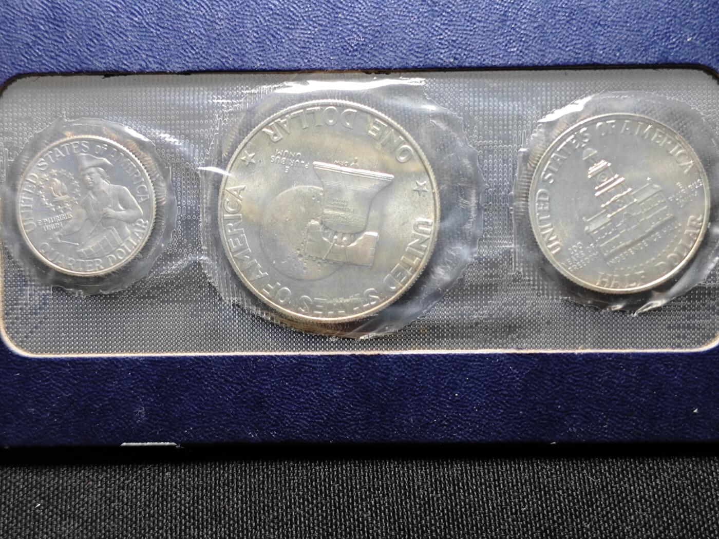 KK钱币收藏小铺 （套币 好品/批量散币 银币）专场  2月预留时间 周末发货  美国建国200周年纪念银套币 