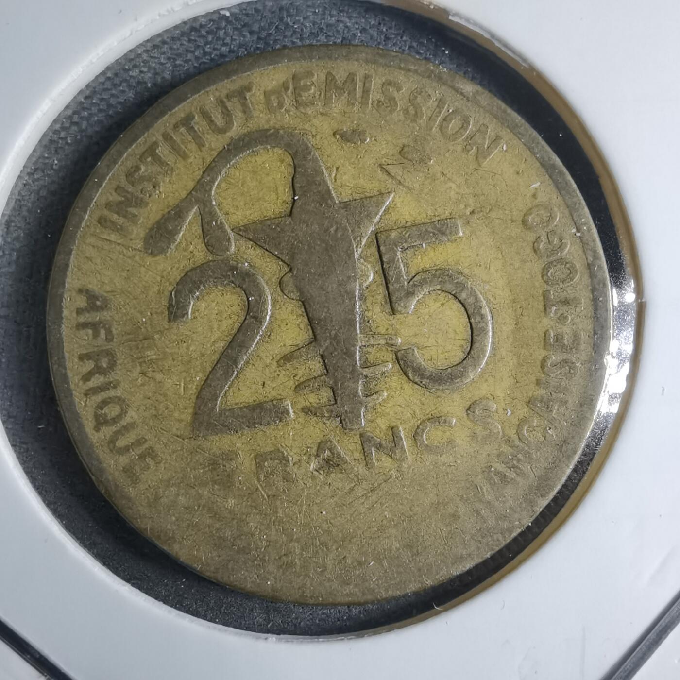 沼泽如烟--第909场 西非1957年25法郎