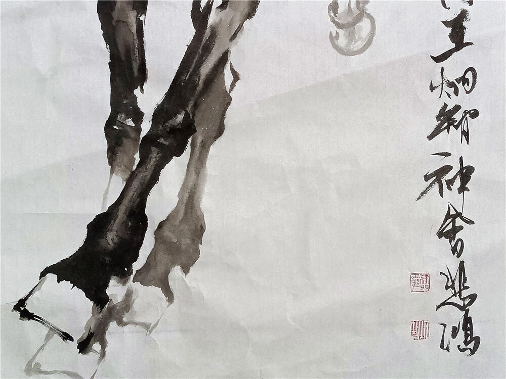 2、王炯智国画神会悲鸿马133×60【302】