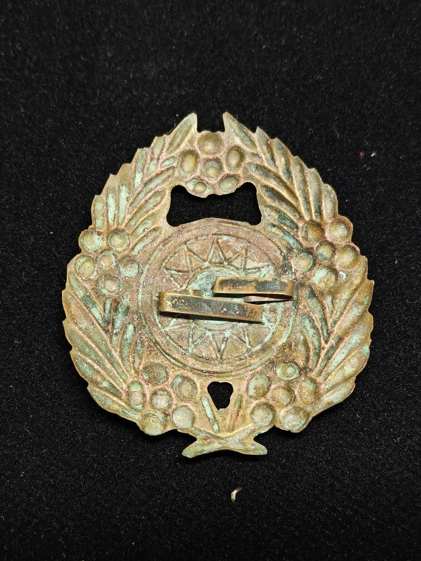 铭记历史 勿忘国耻 抗战胜利80周年精品专场 第二场 早期国军大檐帽帽徽 非台军