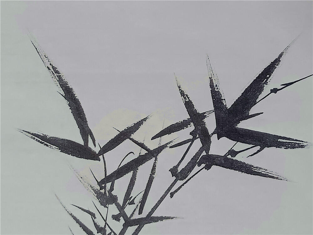 7、王炯智国画竹子图软片132×34【322】