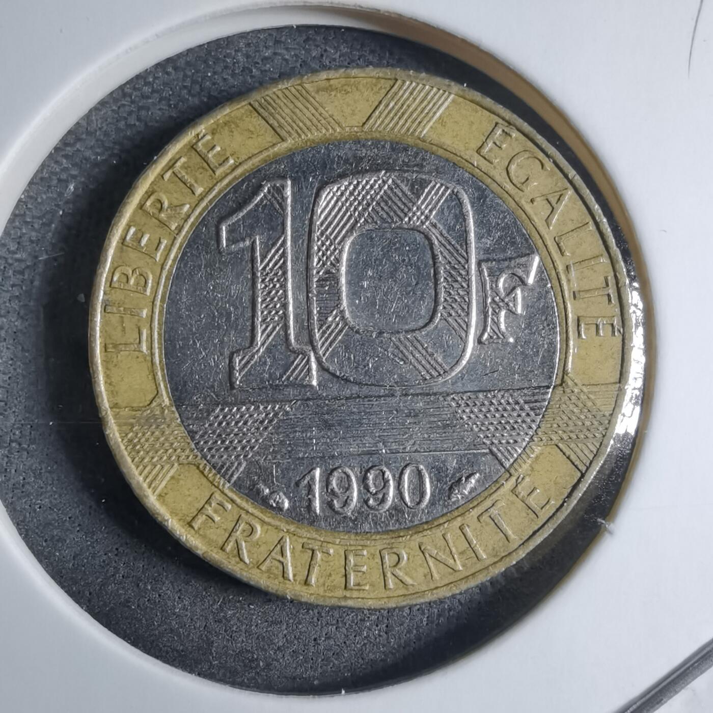 沼泽如烟--第909场 法国1990年10法郎